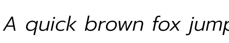Preview of Prompt Light Italic font