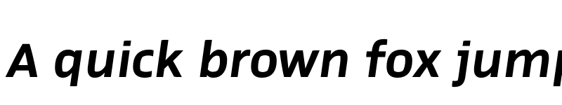 Preview of Prosaic Std Bold Italic font