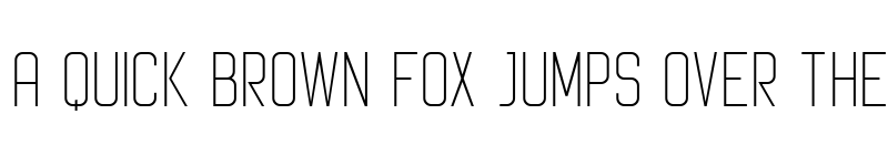 Preview of Protique Thin font