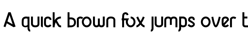 Preview of Proudly Regular font