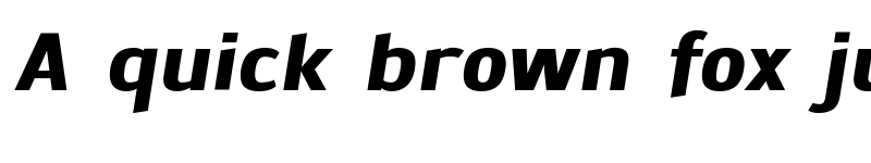 Preview of Prox Bold Italic font