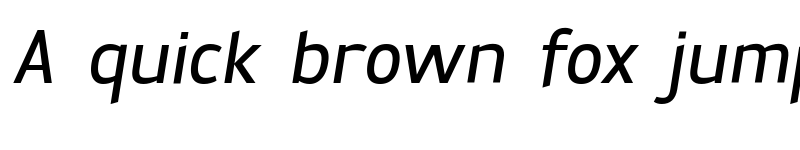 Preview of Prox Italic font