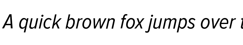 Preview of Proxima Nova Alt Condensed Regular Italic font