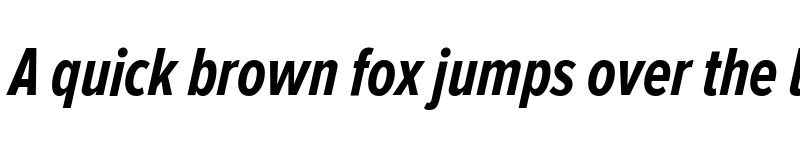 Preview of Proxima Nova Alt Extra Condensed Bold Italic font