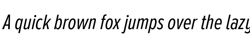 Preview of Proxima Nova Alt Extra Condensed Regular Italic font