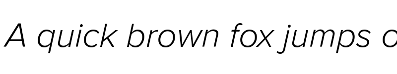 Preview of Proxima Nova Alt Light Italic font