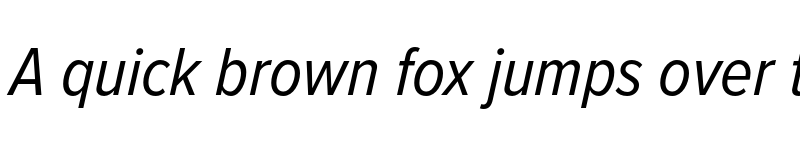 Preview of Proxima Nova Condensed Italic font