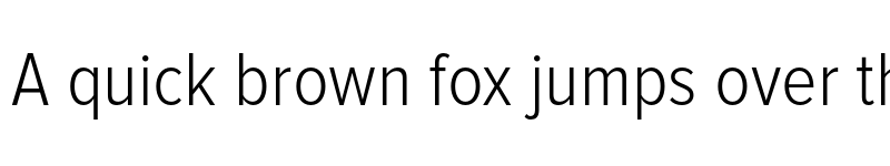 Preview of Proxima Nova Condensed Light font