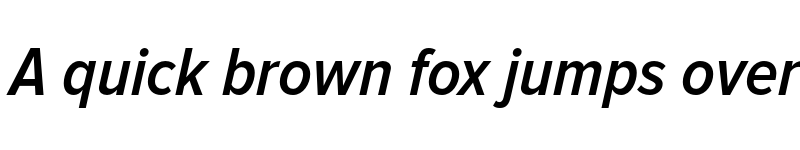 Preview of Proxima Nova Condensed Semibold Italic font