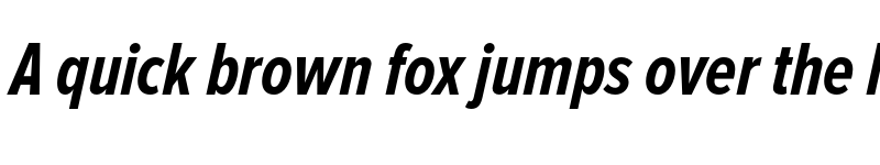 Preview of Proxima Nova Extra Condensed Bold Italic font