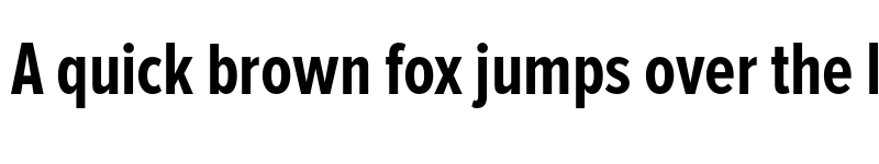 Preview of Proxima Nova Extra Condensed Bold font