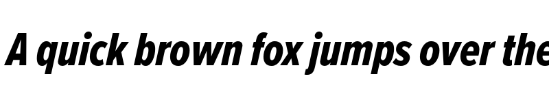 Preview of Proxima Nova Extra Condensed Extrabold Italic font