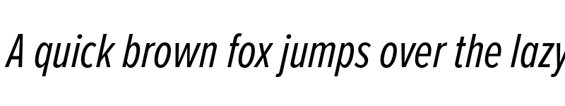 Preview of Proxima Nova Extra Condensed Italic font