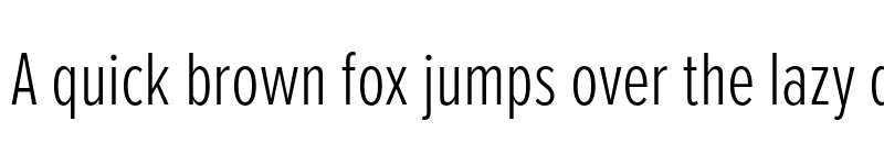 Preview of Proxima Nova Extra Condensed Light font