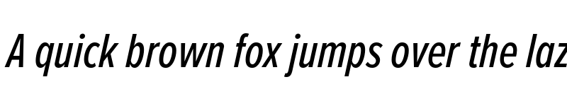 Preview of Proxima Nova Extra Condensed Medium Italic font