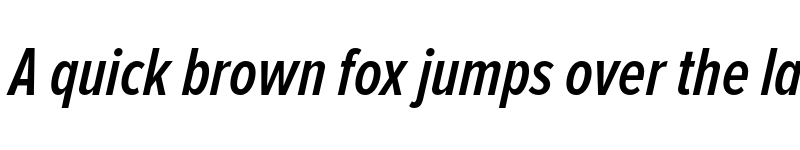 Preview of Proxima Nova Extra Condensed Semibold Italic font