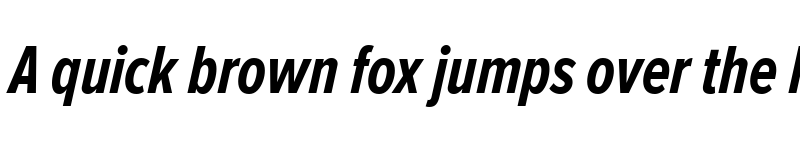 Preview of Proxima Nova Extra Condensed W01 Bold Italic font