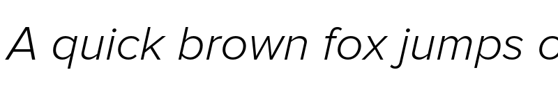 Preview of Proxima Nova Light Italic font