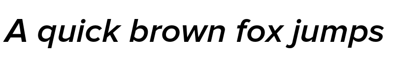 Preview of Proxima Nova Semibold Italic font