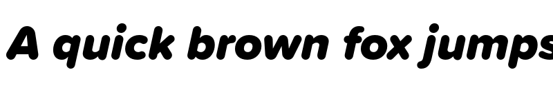 Preview of Proxima Soft Black Italic font