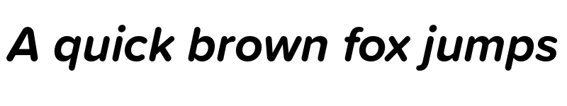 Preview of Proxima Soft Bold Italic font