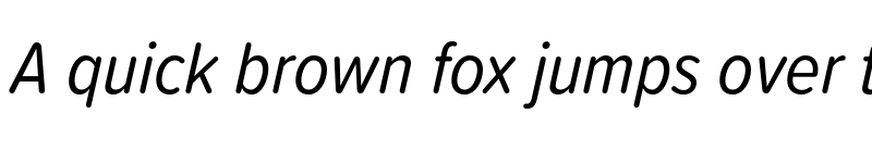Preview of Proxima Soft Condensed Italic font