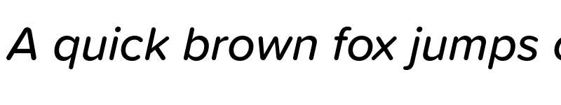 Preview of Proxima Soft Medium Italic font