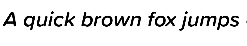 Preview of Proxima Soft Semibold Italic font