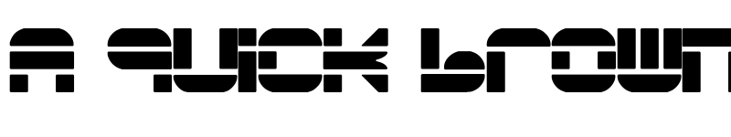 Preview of Pseudo BRK Regular font