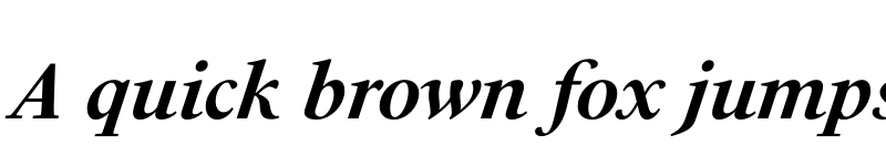 Preview of PSFournier Std Bold Italic font
