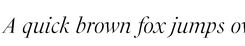 Preview of PSFournier Std Grand Light Italic font