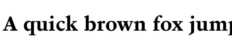 Preview of PSFournier Std Petit Bold font