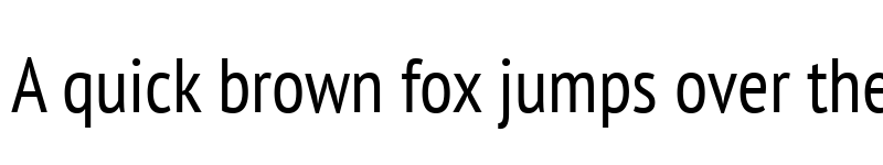 Preview of PT Sans Narrow Regular font