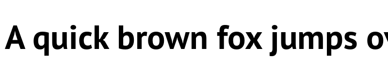 Preview of PT Sans Pro Bold font