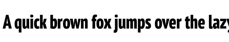 Preview of PT Sans Pro Condensed Extra Bold font
