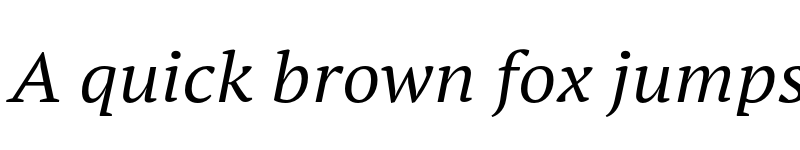 Preview of PT Serif Pro Extended Italic font