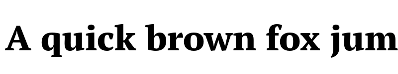 Preview of PT Serif Pro Extra Bold font