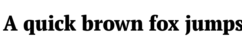 Preview of PT Serif Pro Narrow Extra Bold font