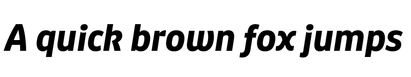 Preview of Puffin Display Bold Italic font