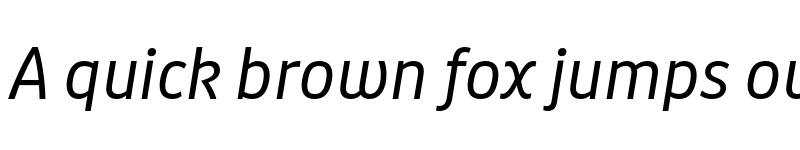 Preview of Puffin Display Italic font