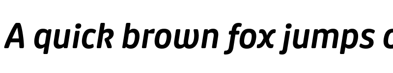 Preview of Puffin Display Soft SemiBold Italic font