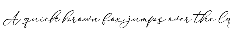 Preview of Pugiline Regular font