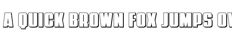 Preview of Punch 3D Regular font