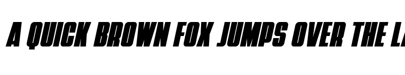 Preview of Punch Condensed Italic Regular font