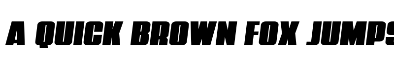 Preview of Punch Expanded Semi-Italic Regular font