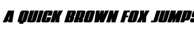 Preview of Punch Expanded Super-Italic Regular font