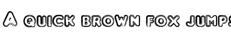 Preview of Punched Regular font