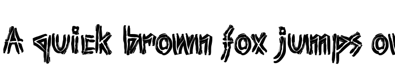 Preview of Punk Regular font