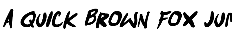 Preview of Punkboy Bold Italic font