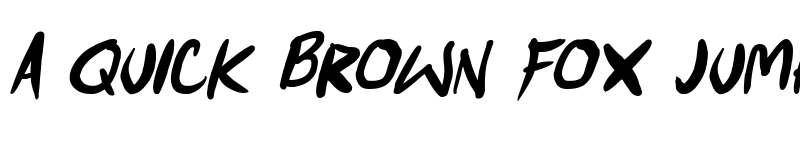 Preview of Punkboy Italic font